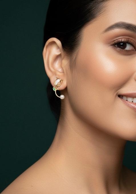 Gold Stainless Earrings