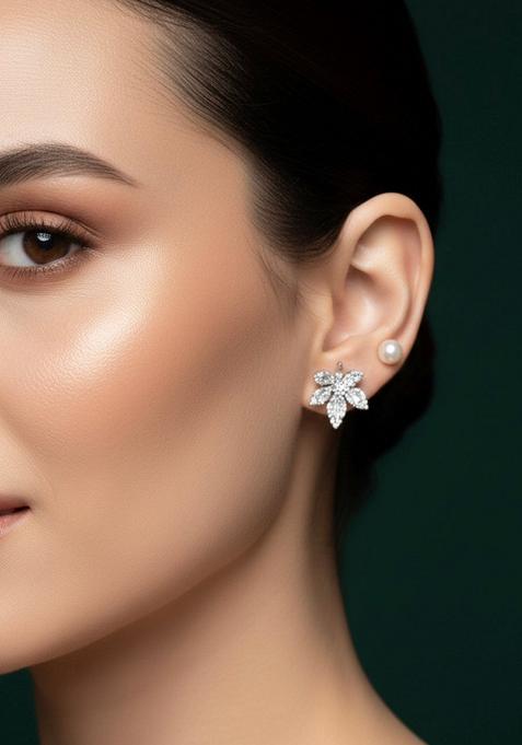 Silver Stainless Earrings