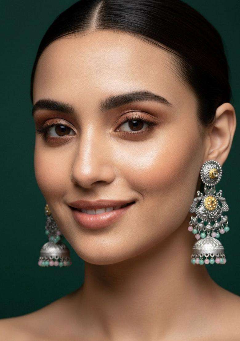Gold Stainless Earrings - Indya