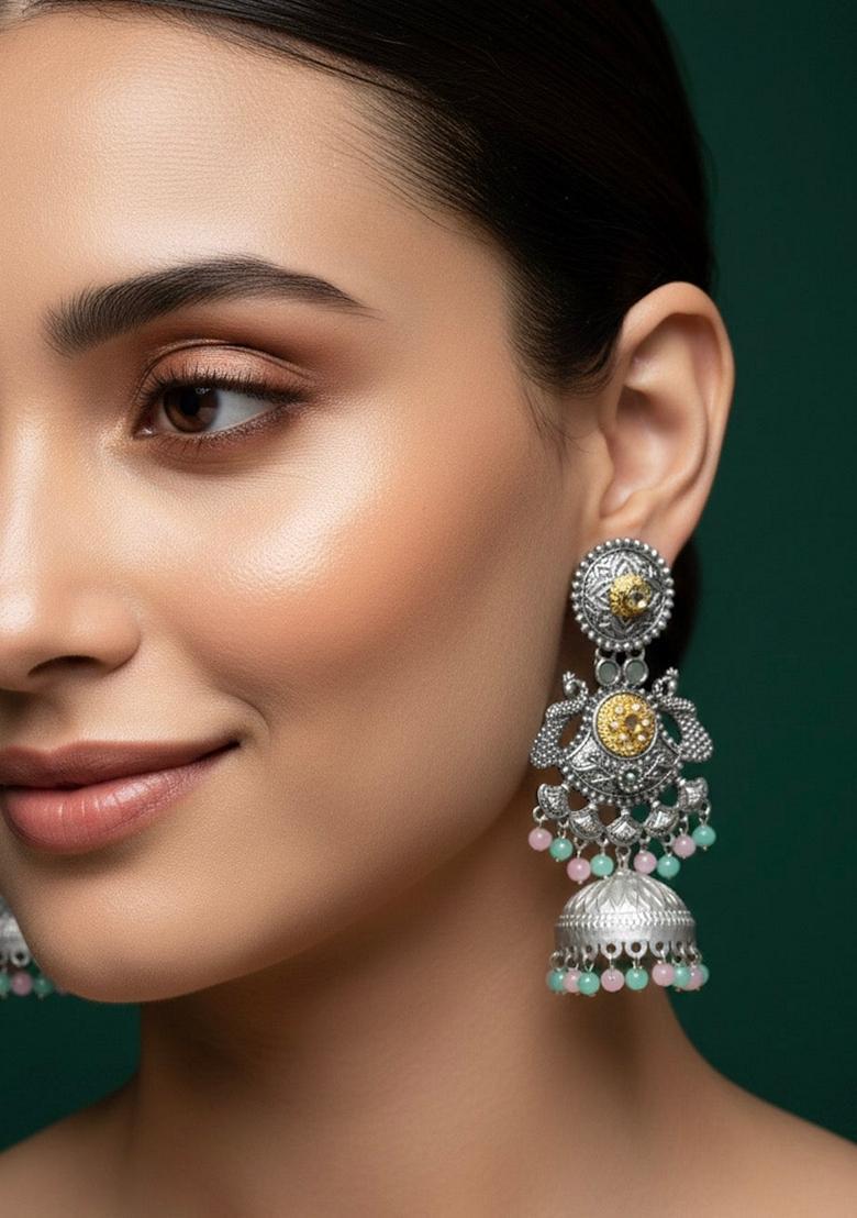 Gold Stainless Earrings - Indya