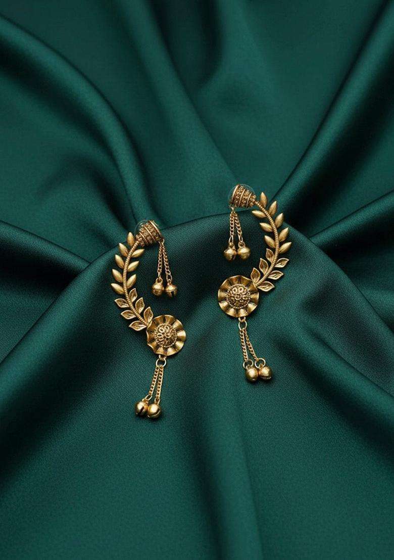 Gold Stainless Earrings - Indya