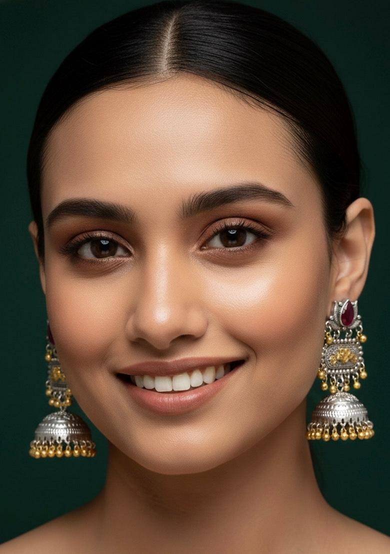 Gold Stainless Earrings - Indya