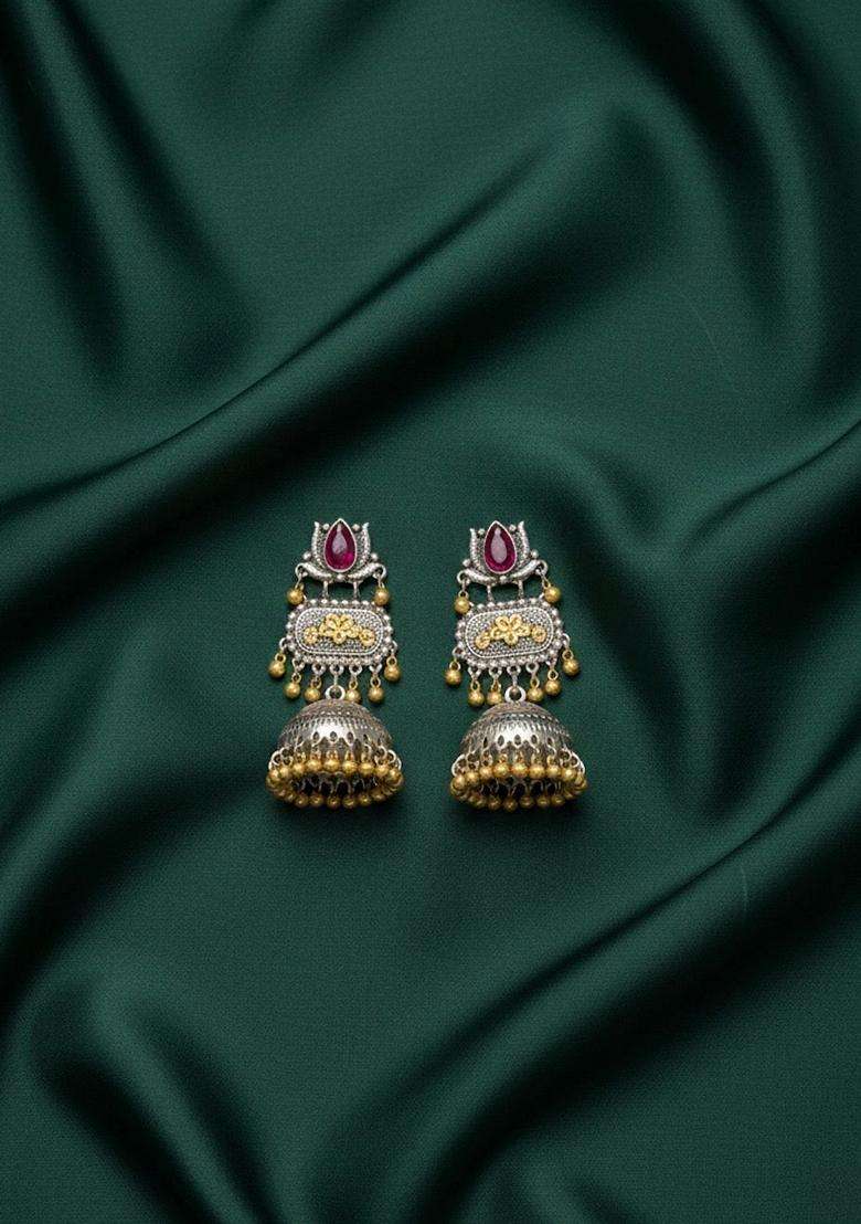 Gold Stainless Earrings - Indya