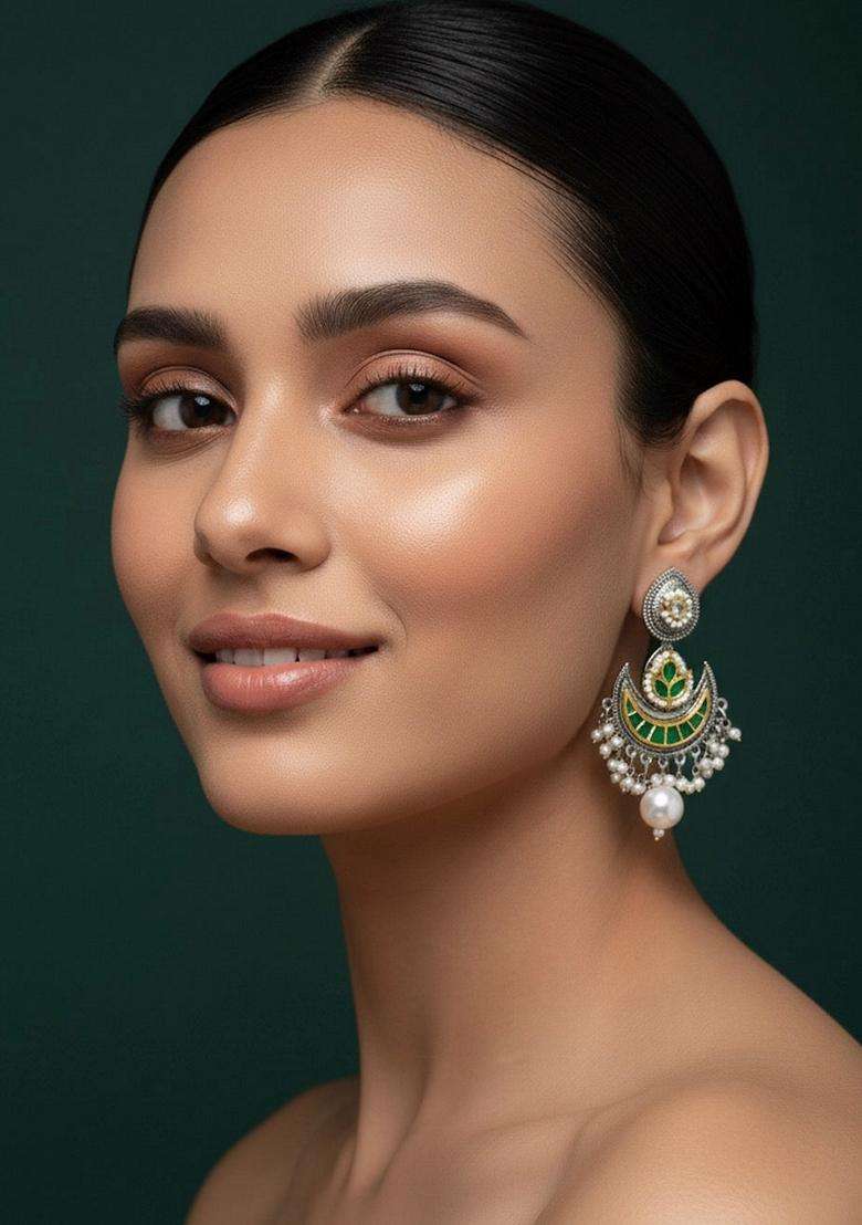 Gold Stainless Earrings - Indya