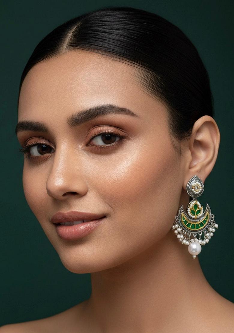 Gold Stainless Earrings - Indya