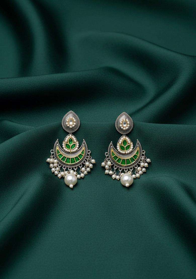 Gold Stainless Earrings - Indya