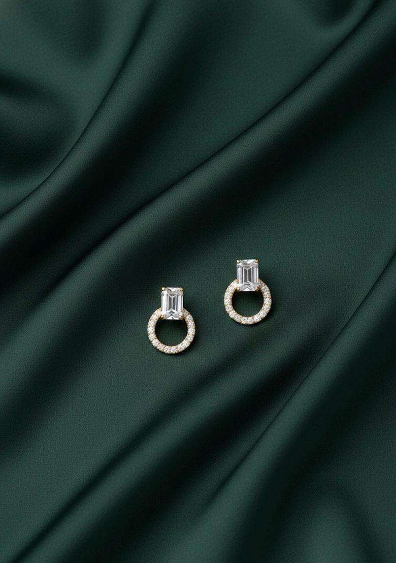Gold Stainless Earrings - Indya