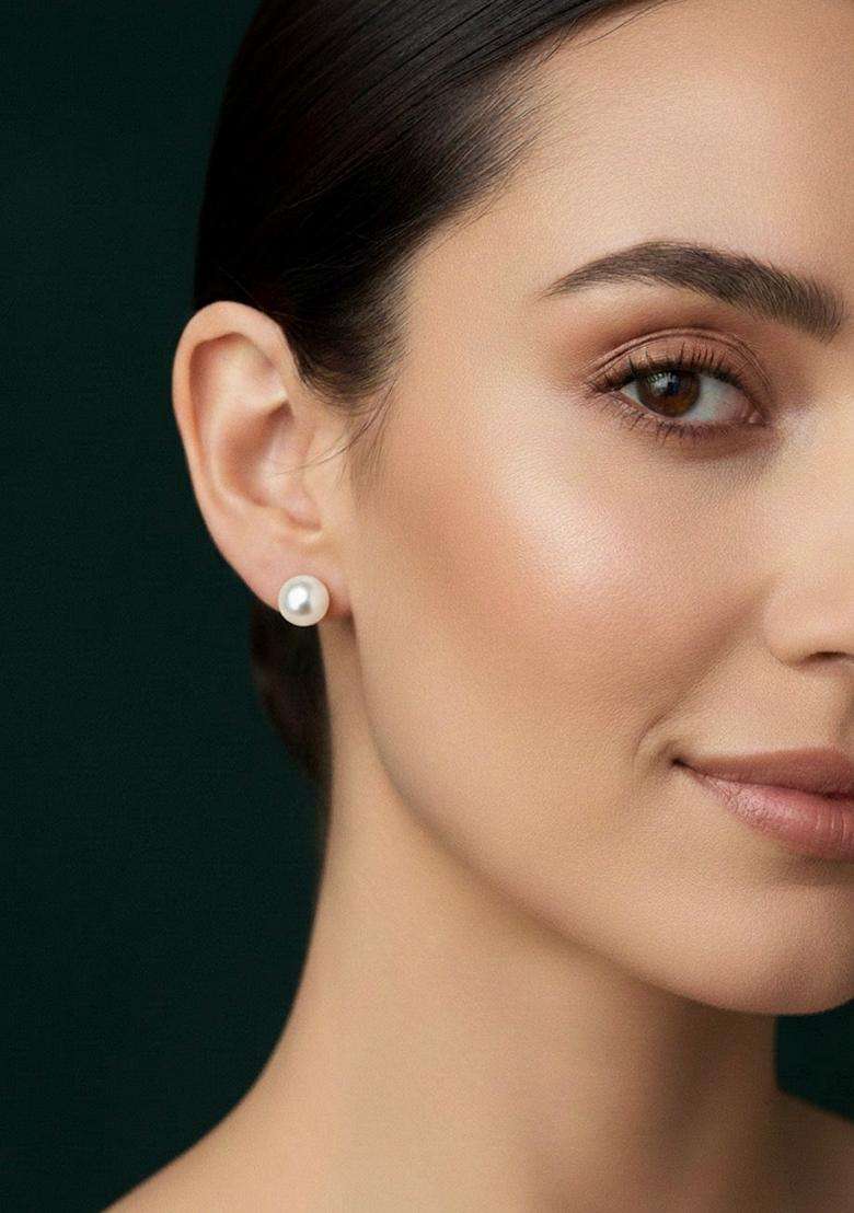 Gold Stainless Earrings - Indya