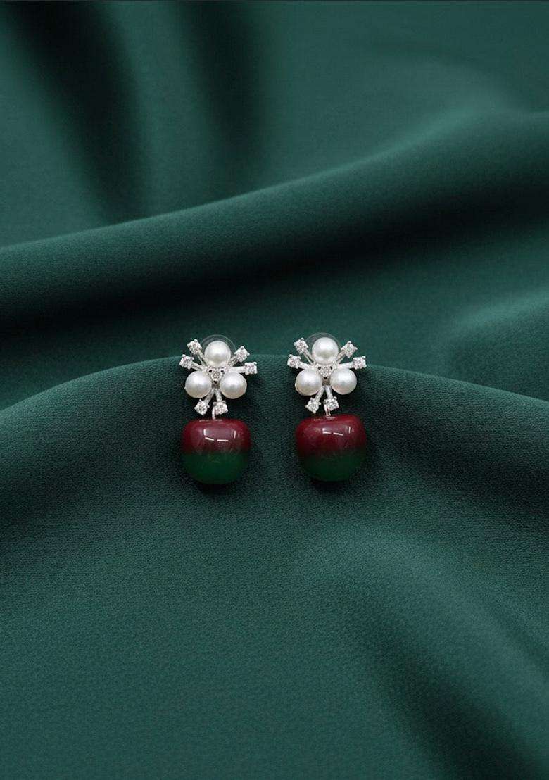 Gold Stainless Earrings - Indya