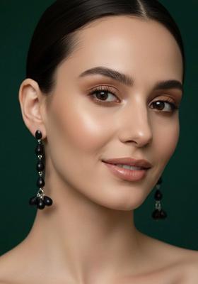 Black Stainless Earrings