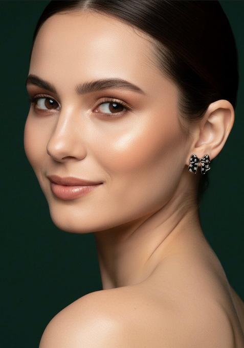 Black Stainless Earrings