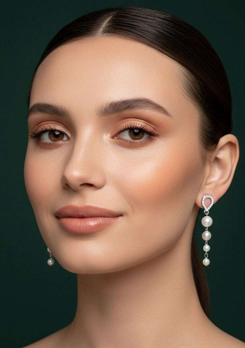 Rose Gold Stainless Earrings - Indya