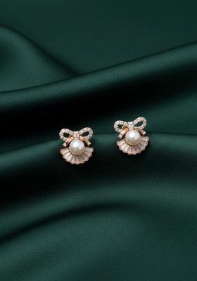 Rose Gold Stainless Earrings