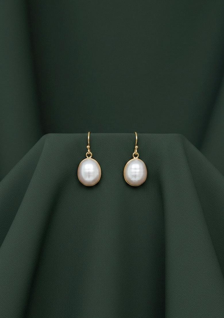 Gold Stainless Earrings - Indya