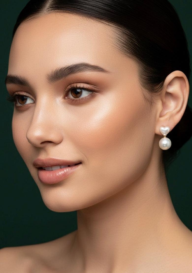 Silver Stainless Earrings - Indya