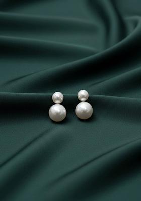 White Stainless Earrings