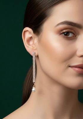 Rose Gold Stainless Earrings