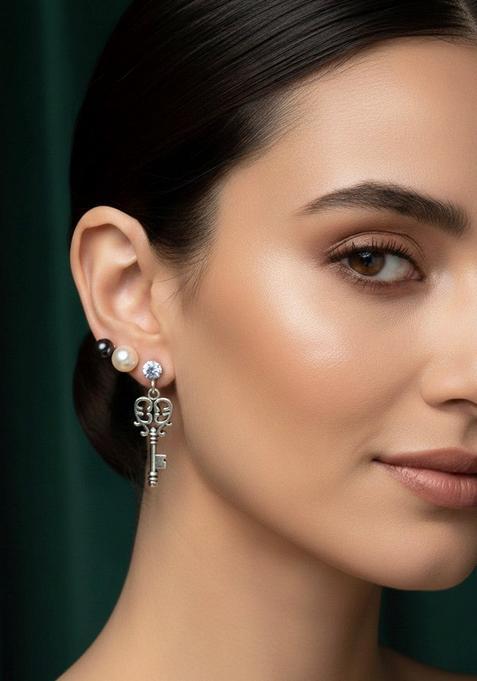 Silver Stainless Earrings