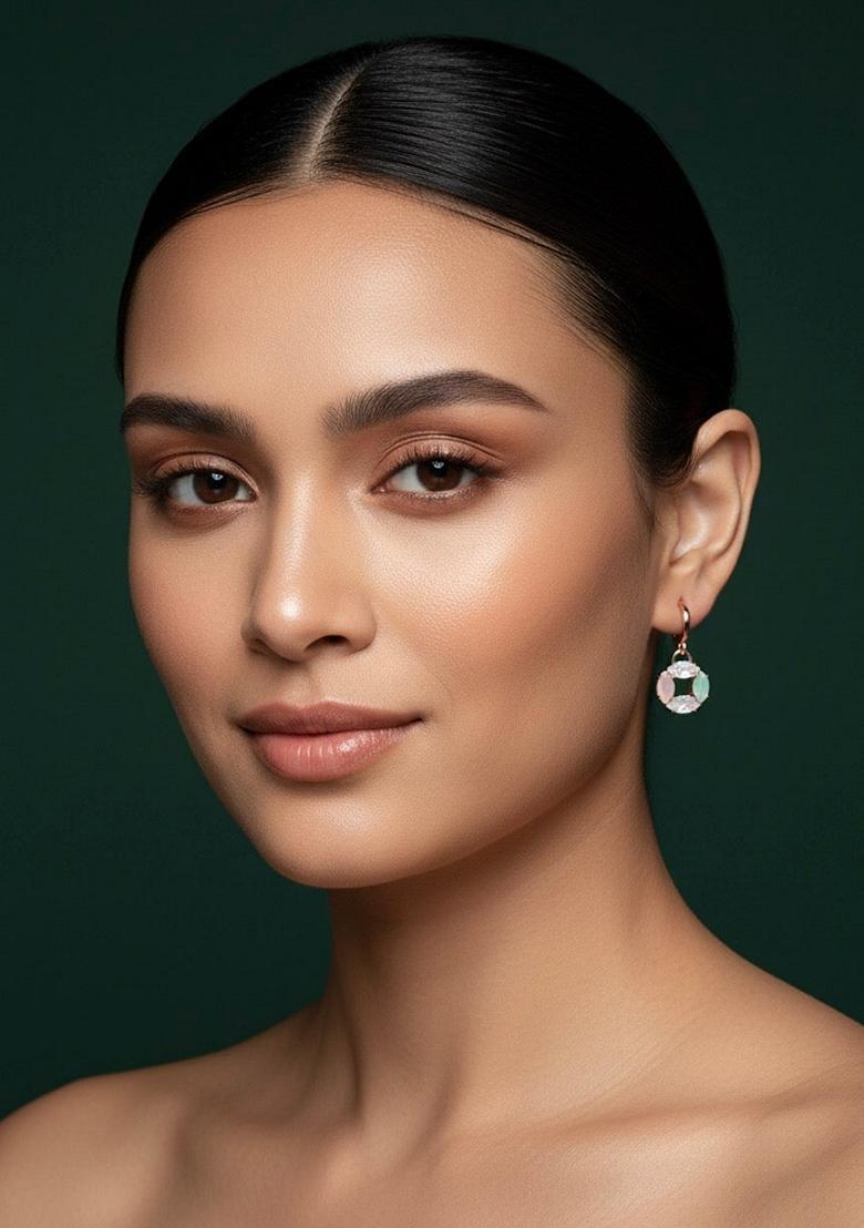 Silver Stainless Earrings - Indya
