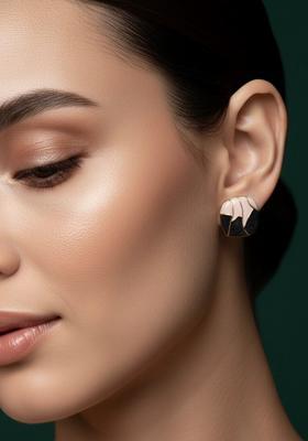 Black Stainless Earrings