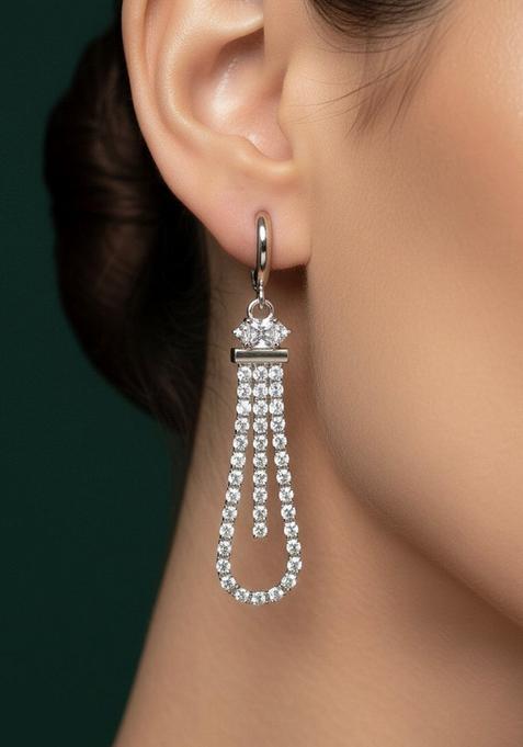 Silver Stainless Earrings