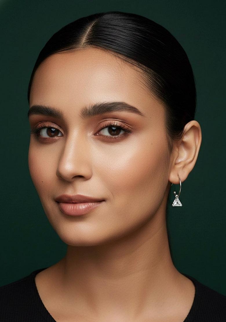 Silver Stainless Earrings - Indya