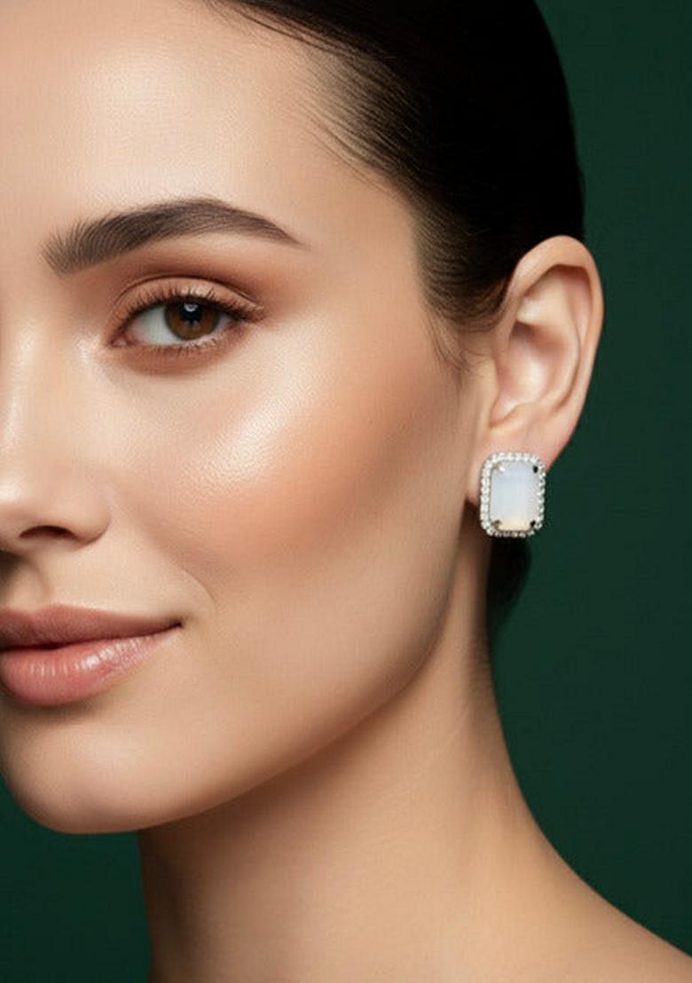 Gold Stainless Earrings - Indya