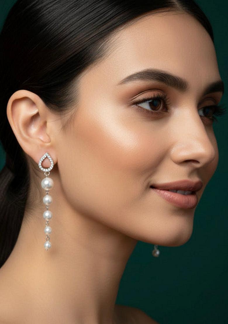 Gold Stainless Earrings - Indya
