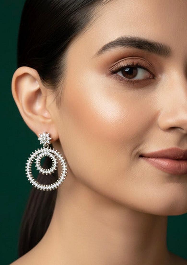 Gold Stainless Earrings - Indya