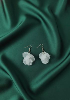 White Stainless Earrings