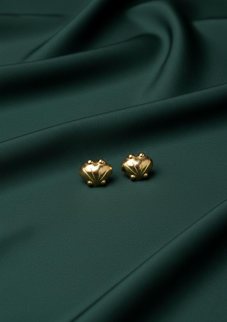 Gold Stainless Earrings - Indya