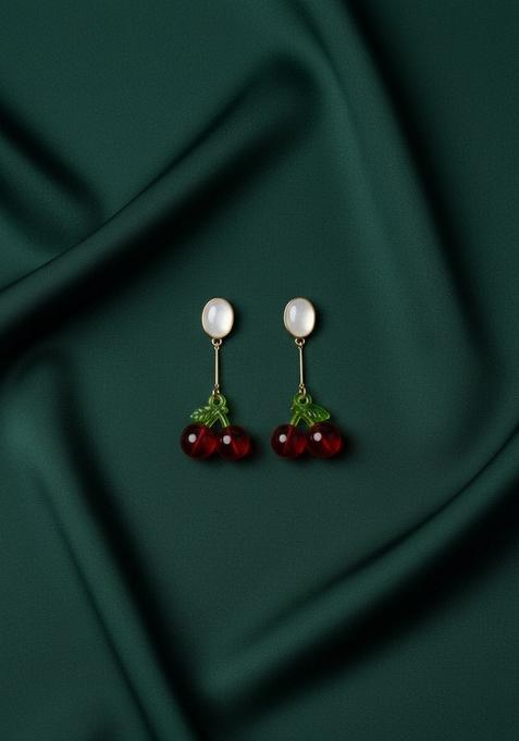 White Stainless Earrings