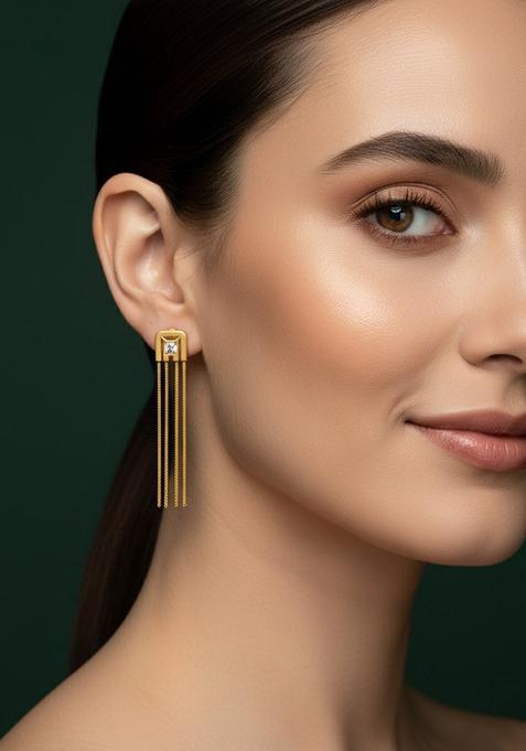 Gold Stainless Earrings