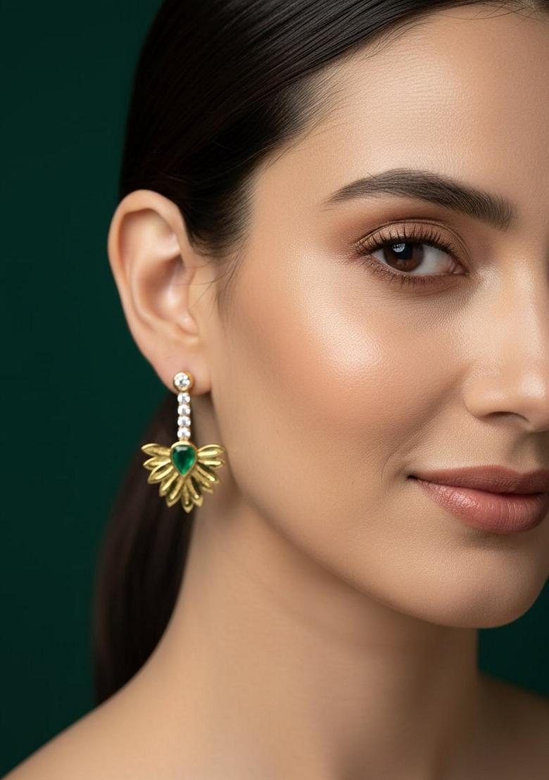 Silver Stainless Earrings - Indya