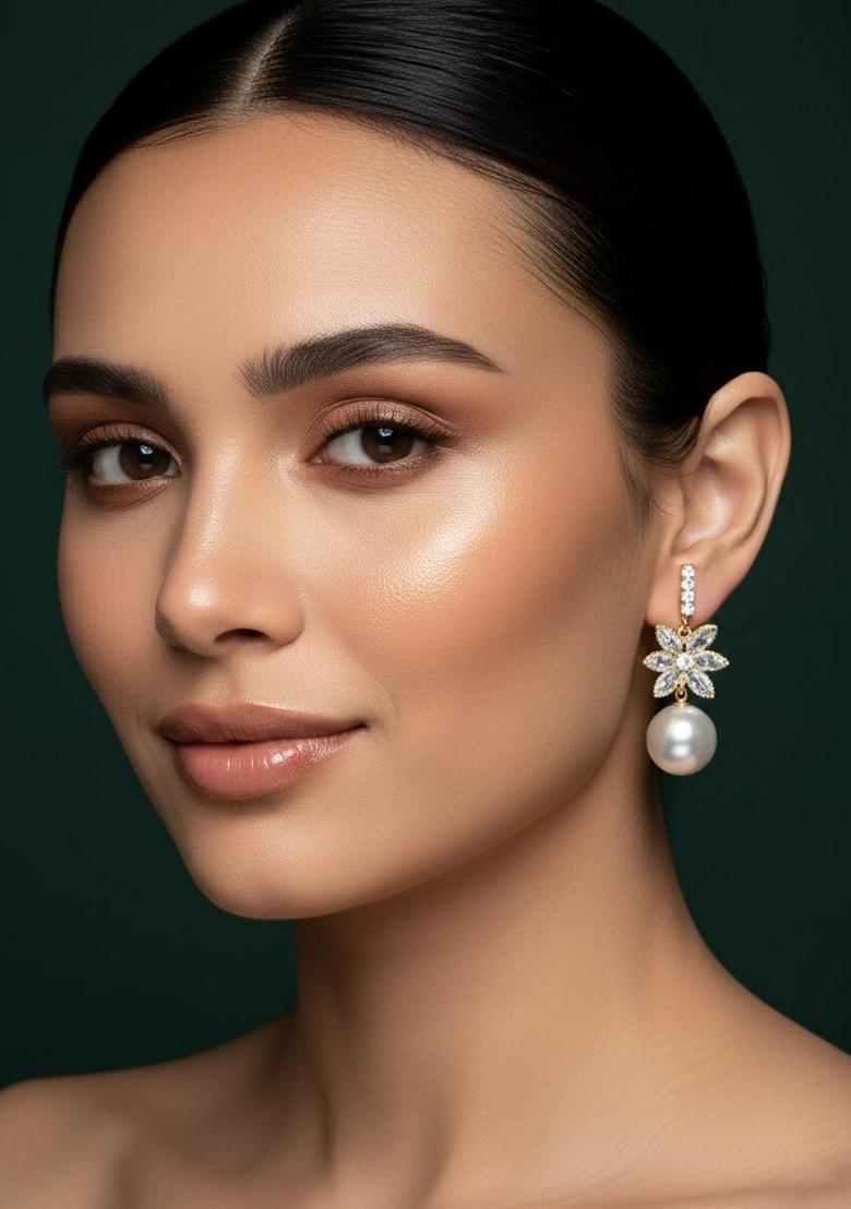 Silver Stainless Earrings - Indya