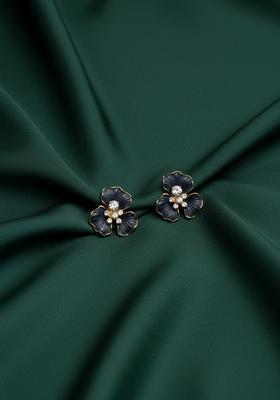 Black Stainless Earrings