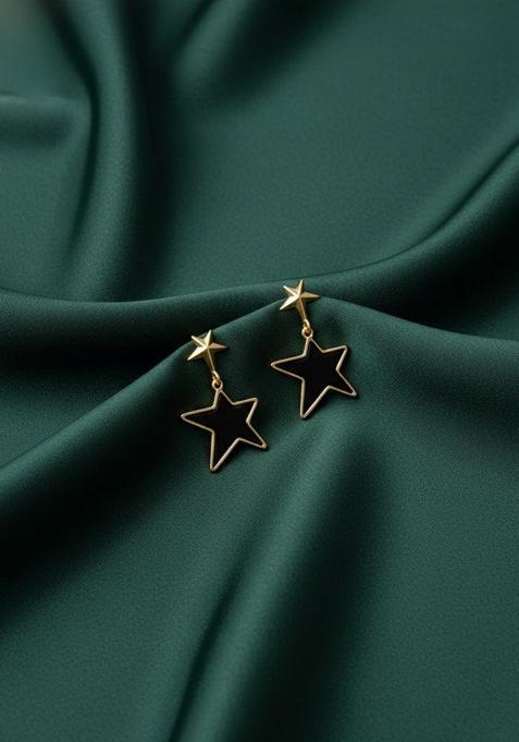 Black Stainless Earrings
