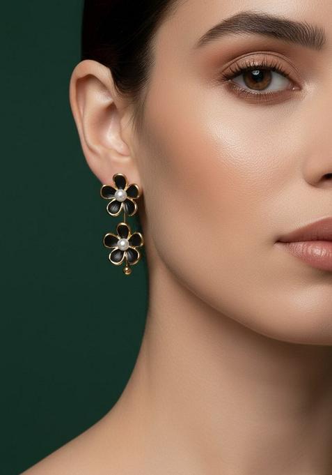Black Stainless Earrings
