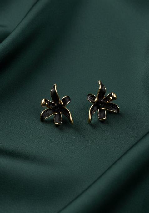 Black Stainless Earrings