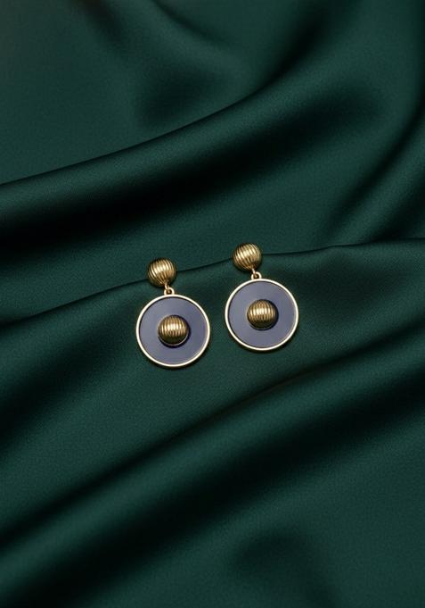 Blue Stainless Earrings