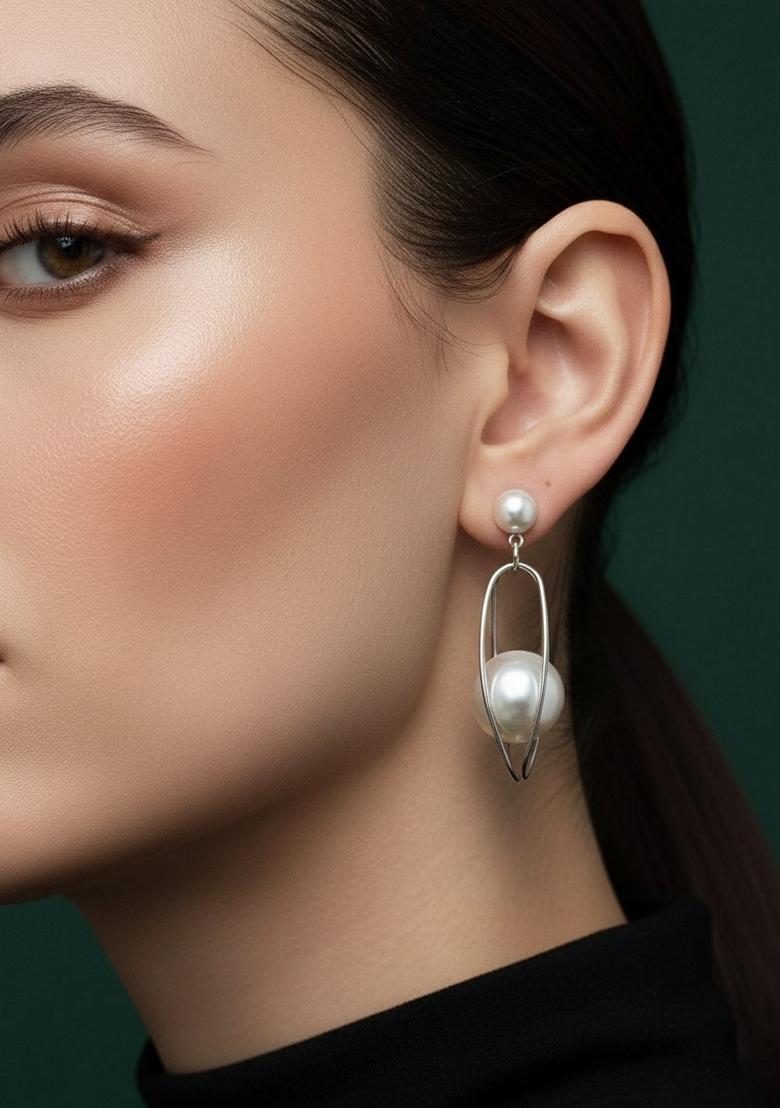 Gold Stainless Earrings - Indya