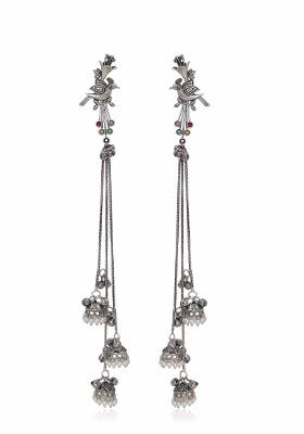 Multicolor Brass Earrings Set