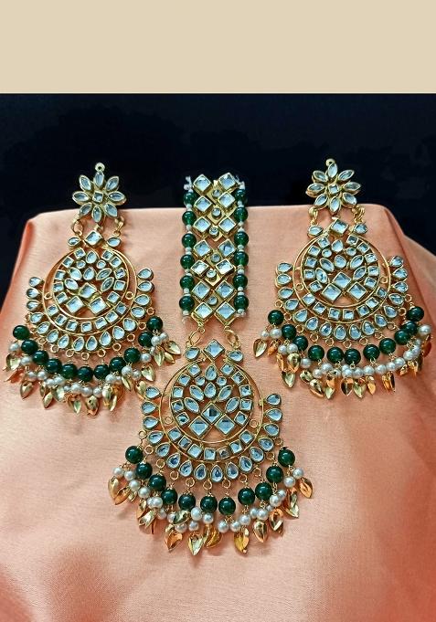 Green Copper Earring