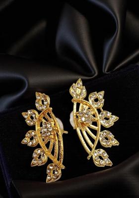 White Brass Ear Cuff