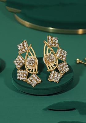 White Brass Ear Cuff
