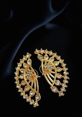 White Brass Ear Cuff