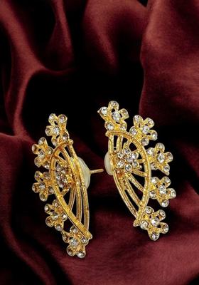 White Brass Ear Cuff