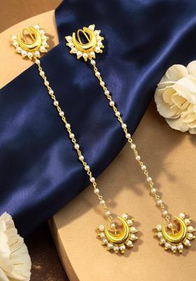 Golden Alloy Ear Cuff