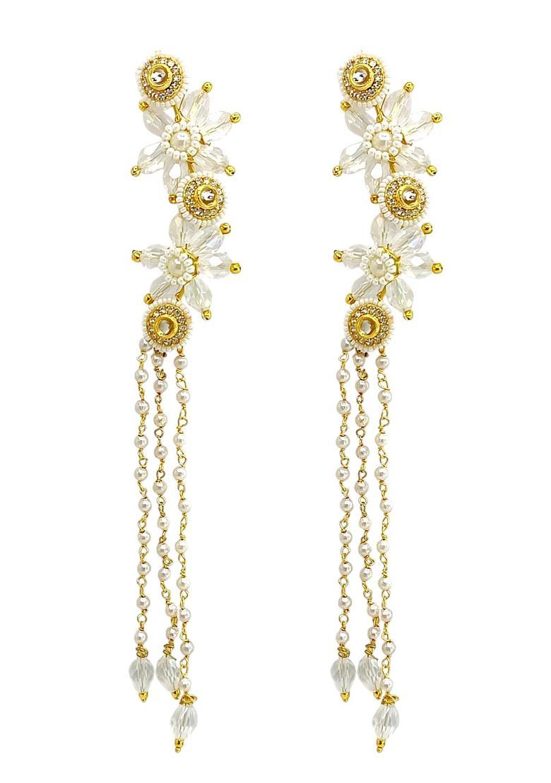 Golden Alloy Ear Cuff - Indya