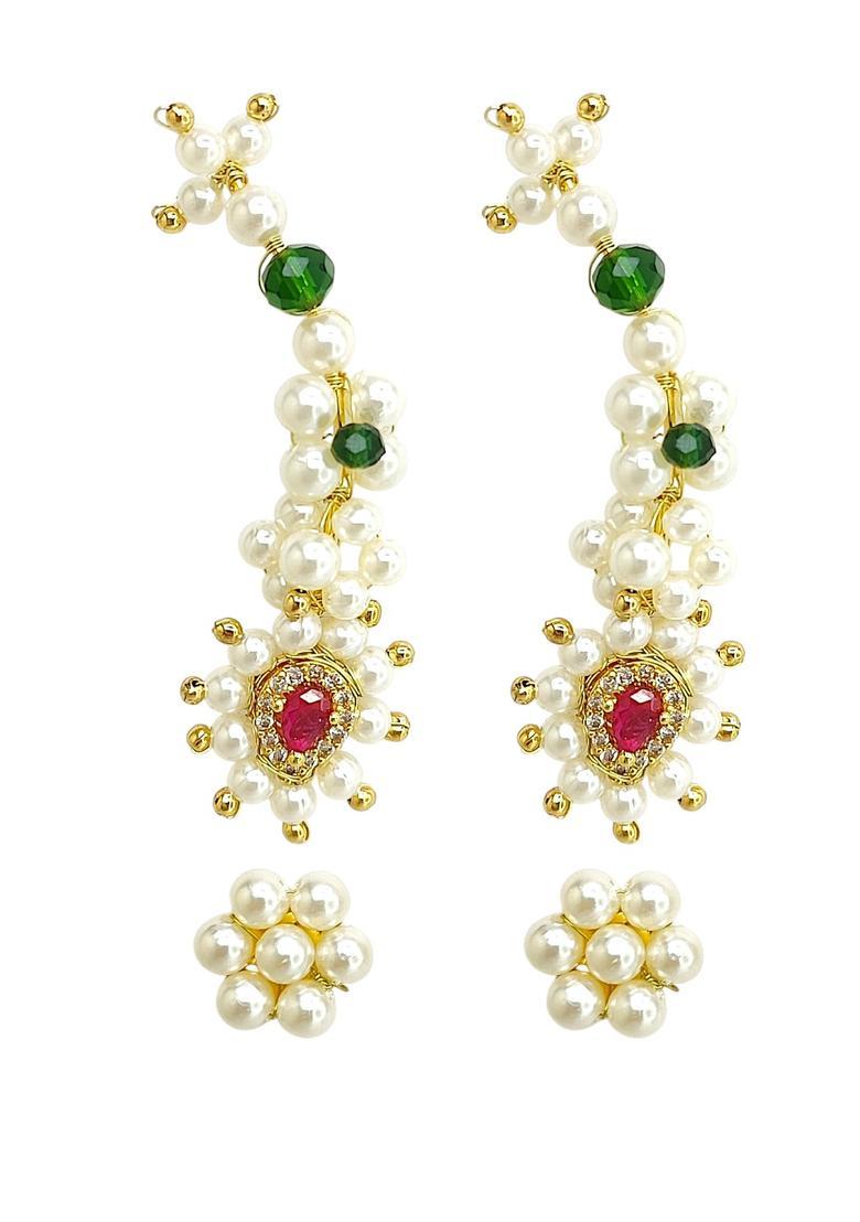 Golden Alloy Ear Cuff - Indya